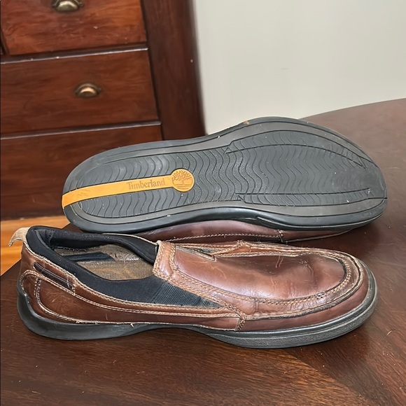 Timberland Ryan Springs Leather Slip On Boat Shoe Loafers Men’s 12 - Picture 6 of 6